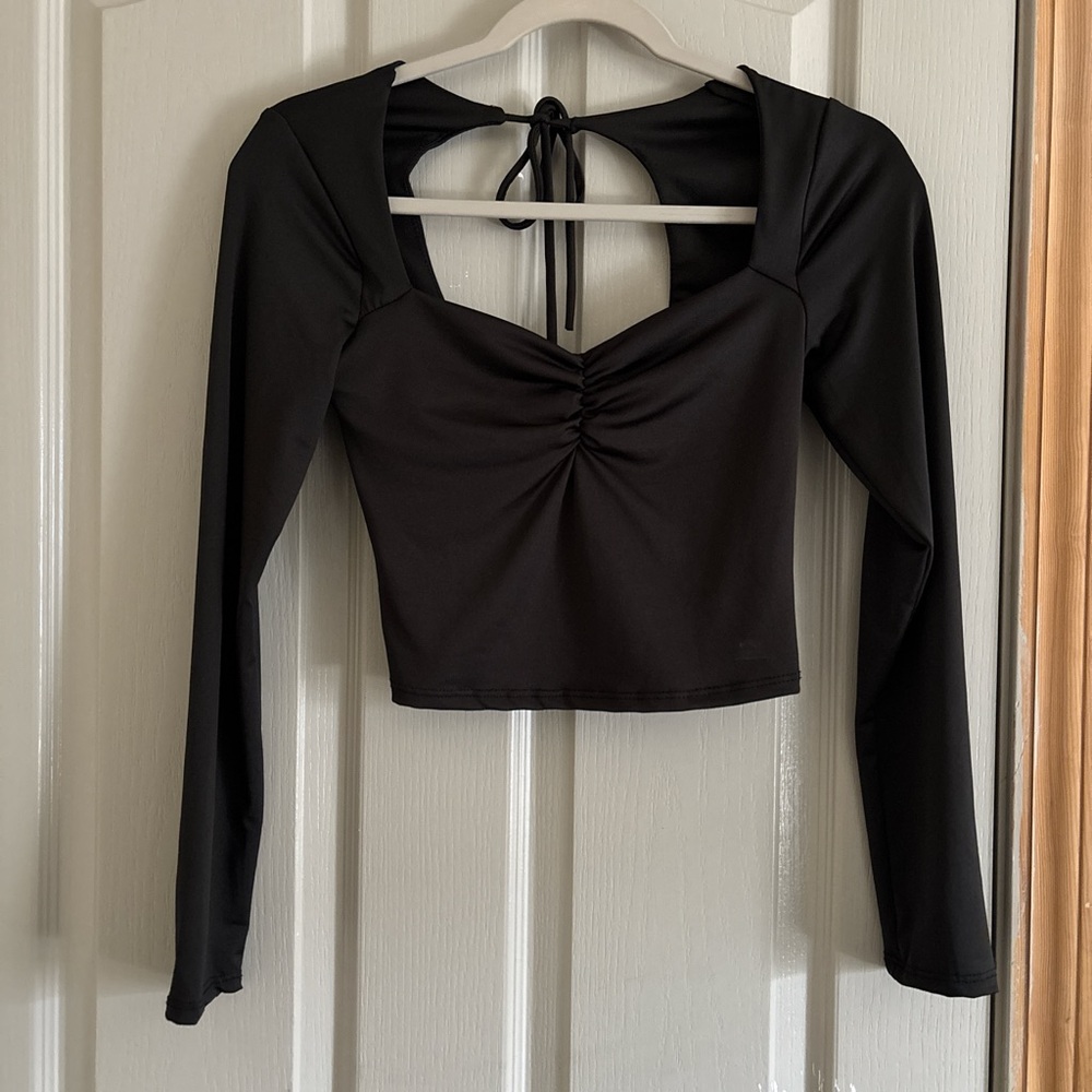 Black Long Sleeve Women's Top